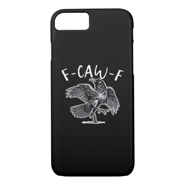 Funda De Case-Mate Para iPhone F-Caw-F Crow Gothic Humor Funny (Reverso)