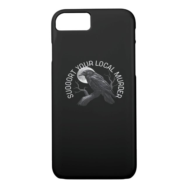 Funda De Case-Mate Para iPhone F-Caw-F - Support Your Murder Classic (Reverso)