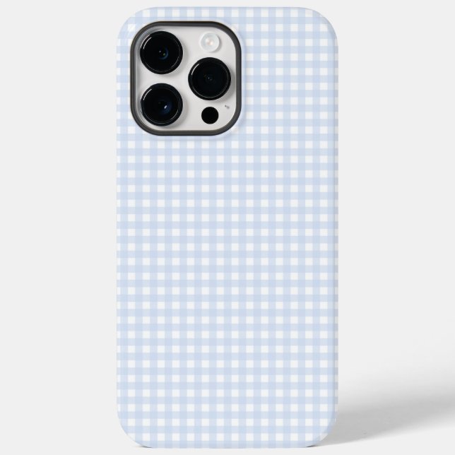 Funda De Case-Mate Para iPhone F&L Blue Gingham (Reverso )