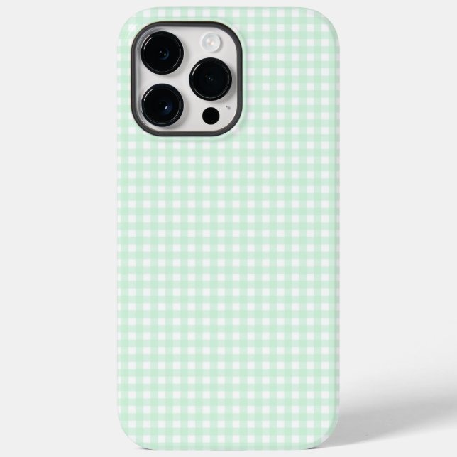 Funda De Case-Mate Para iPhone F&L Green Gingham (Reverso )