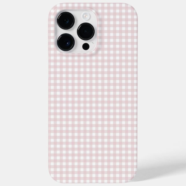 Funda De Case-Mate Para iPhone F & L Peach Gingham (Reverso)