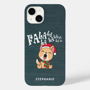 Funda Para iPhone 14 De Case-Mate Fa La La La La Navidades Canto de Perro Estuche