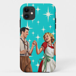 Funda Para iPhone 11 Fabulosa pareja bailarina de los años 50