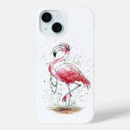 Funda Para iPhone 15 Fabuloso Flamingo