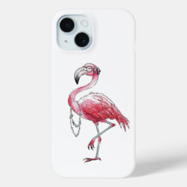 Funda Para iPhone 15 Fabuloso Flamingo