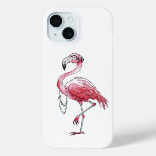 Funda Para iPhone 15 Fabuloso Flamingo