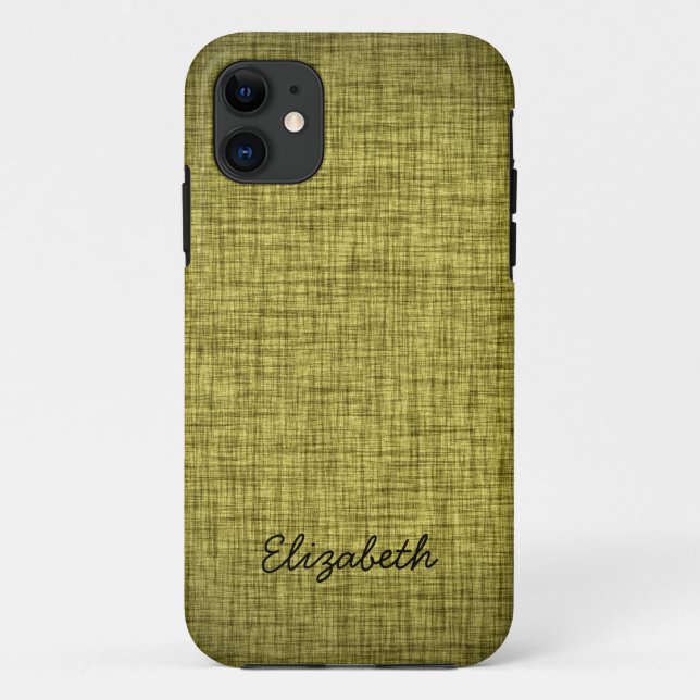 Funda De Case-Mate Para iPhone Fabuloso Yellow Green Wood (Reverso)