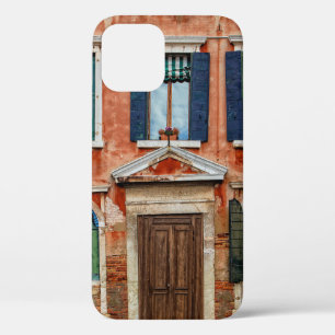 Funda Para iPhone 12 FACHADA DE EDIFICIO PINTADA POR naranjas