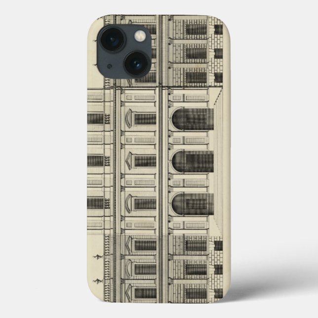 Funda De Case-Mate Para iPhone Fachada de estilo teatral de Colen Campbell (Reverso)