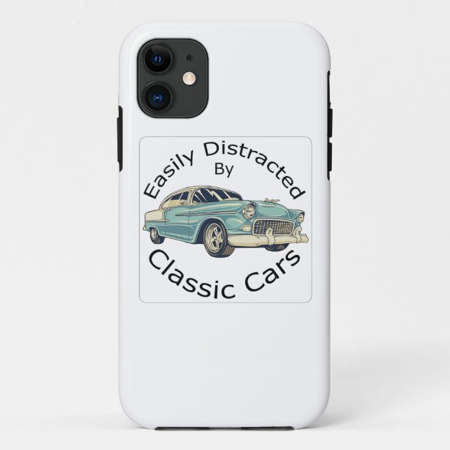 Funda De Case-Mate Para iPhone Fácilmente Distratizado por los coches clásicos (Reverso)
