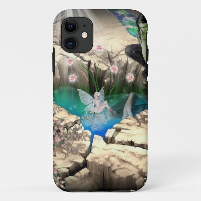 Funda De Case-Mate Para iPhone Faerie in Elven Pond (Reverso)