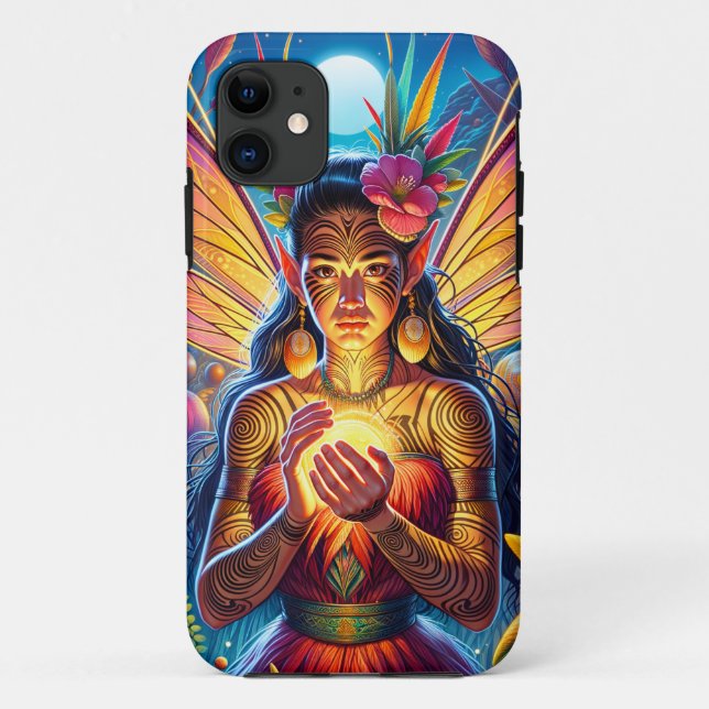 Funda De Case-Mate Para iPhone Fairy Māori (Reverso)