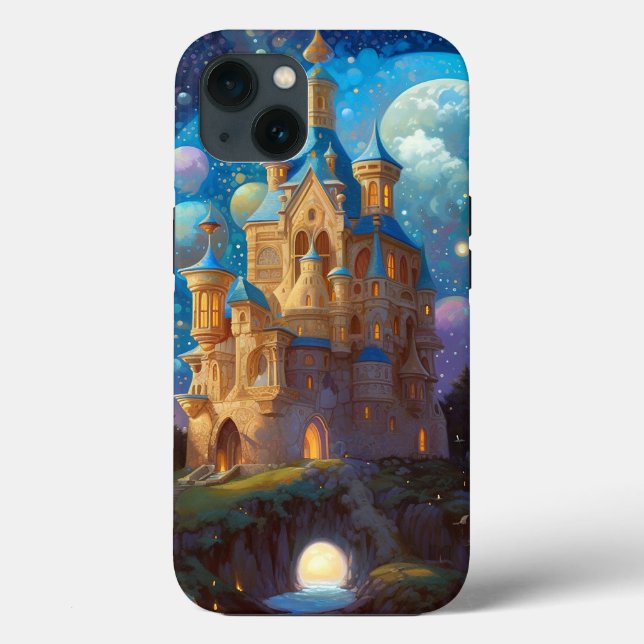 Funda De Case-Mate Para iPhone Fairy Tale Castle Fantasy Art (Reverso )