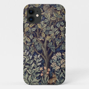 Funda Para iPhone 11 Faisán pájaro árbol bosque William Morris
