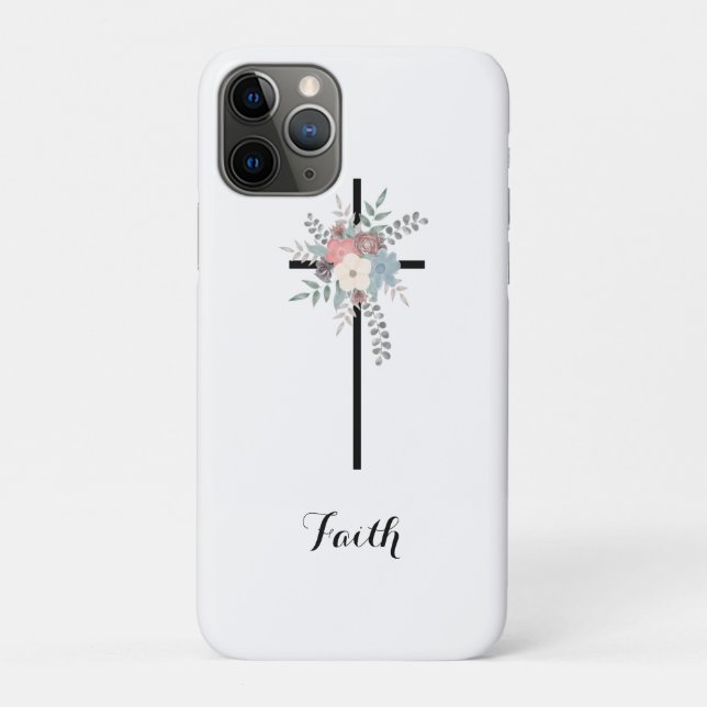 Funda De Case-Mate Para iPhone Faith Bouquet  (Reverso)