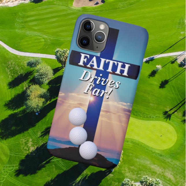Funda De Case-Mate Para iPhone Faith Drives Far Golf  (Subido por el creador)