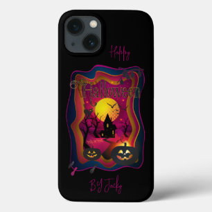 Funda Para iPhone 13 Fall Halloween Party "truco o trato" divertido
