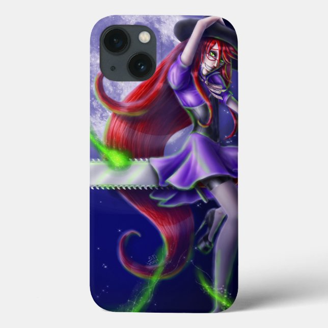 Funda De Case-Mate Para iPhone Falln Witchy PinUp (Reverso)