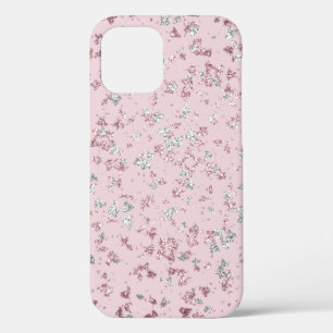 Funda Para iPhone 12 Pro Fallos Purpurinas Rubor y Silver