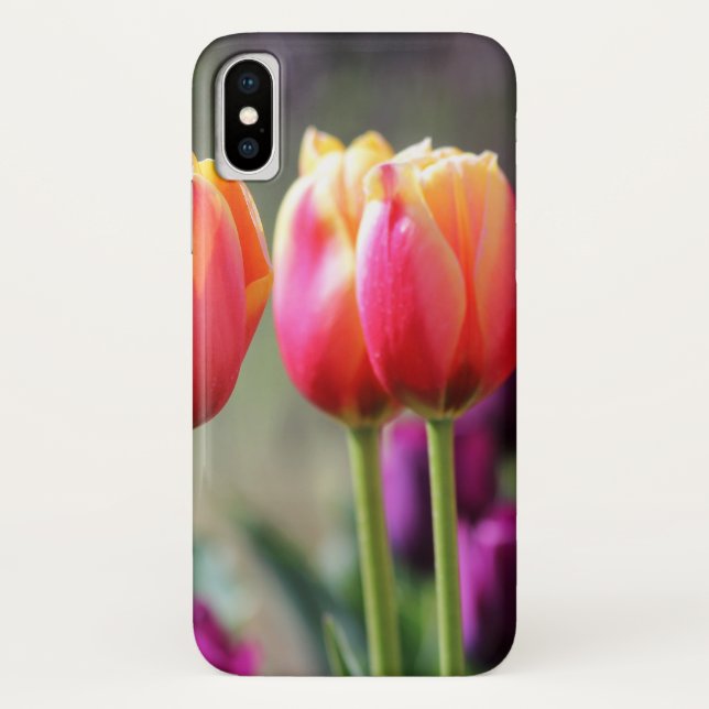 Funda De Case-Mate Para iPhone Faln Tulips Aflame (Reverso)