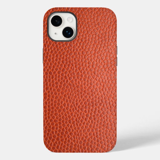 Funda De Case-Mate Para iPhone Falsa Naranja Cuero. Estuche para iPhone personali (Reverso )
