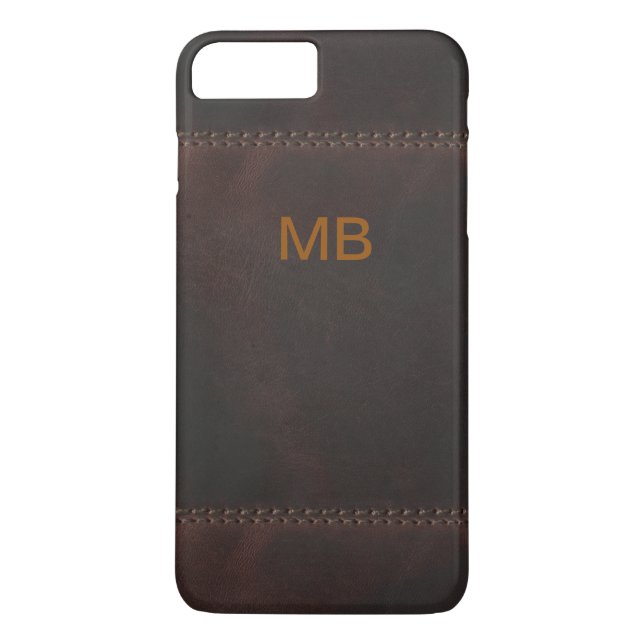 Funda De Case-Mate Para iPhone Falso cuero cosido (Reverso)