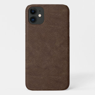 Funda Para iPhone 11 Falso cuero de Brown