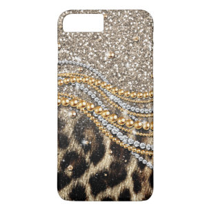 Funda Para iPhone 8 Plus/7 Plus Falso estampado de animales del leopardo de moda