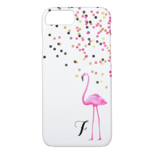 Funda Para iPhone 8/7 Falso Relieve metalizado, flamenco
