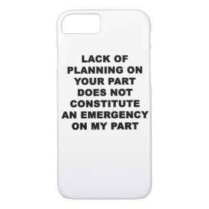 Funda Para iPhone 8/7 Falta de planificación