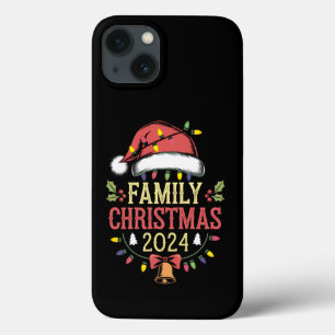 Funda Para iPhone 13 Familia 2024 Navidades Equipo Santa