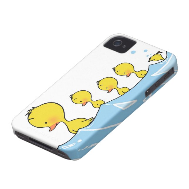 Funda De Case-Mate Para iPhone Familia del pato de la natación (Abajo)