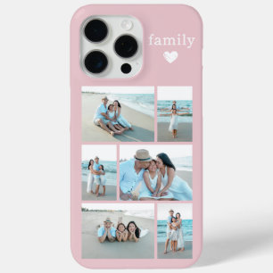 Funda Para iPhone 15 Pro Max Familia Moderna 6 Rosa Rubor Fotográfico