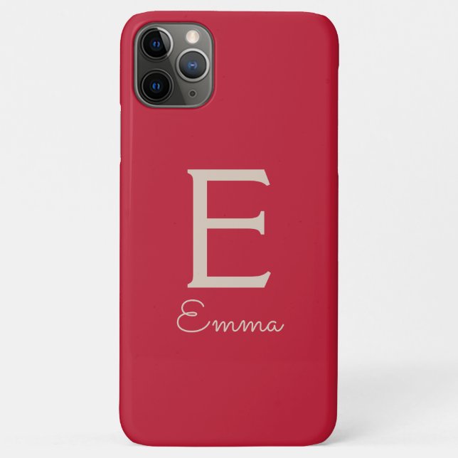 Funda De Case-Mate Para iPhone familia, personalizable, monograma, apodo, (Reverso)