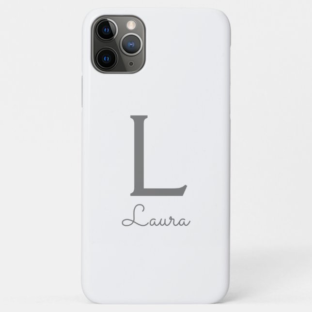 Funda De Case-Mate Para iPhone familia, personalizable, monograma, apodo, (Reverso)