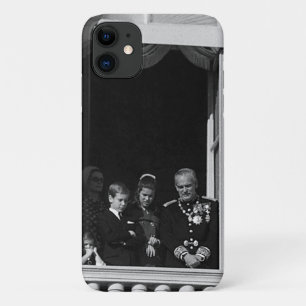 Funda Para iPhone 11 Familia principesca de Mónaco vintage en balcón de