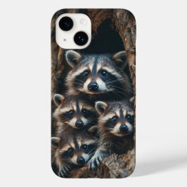 Funda Para iPhone 14 De Case-Mate Familia Racoon