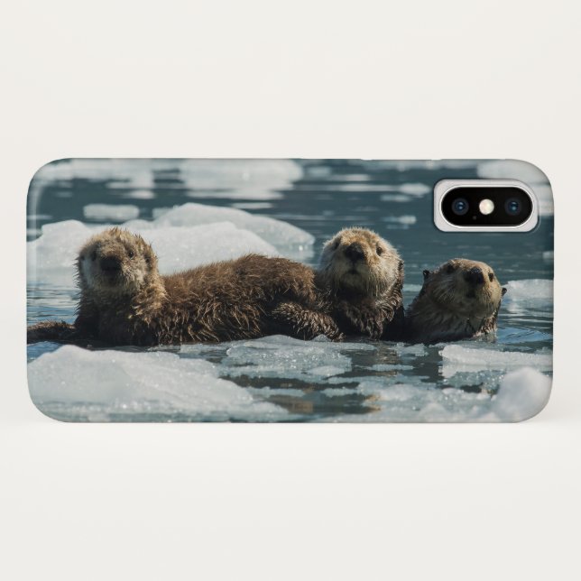Funda De Case-Mate Para iPhone Familia Sea Otter (Reverso (horizontal))