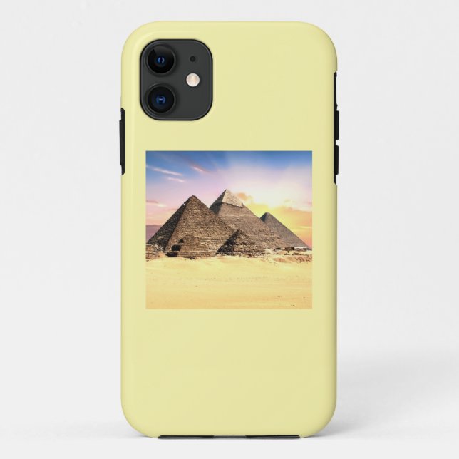 Funda De Case-Mate Para iPhone Famosas Pirámides Egipcias (Reverso)