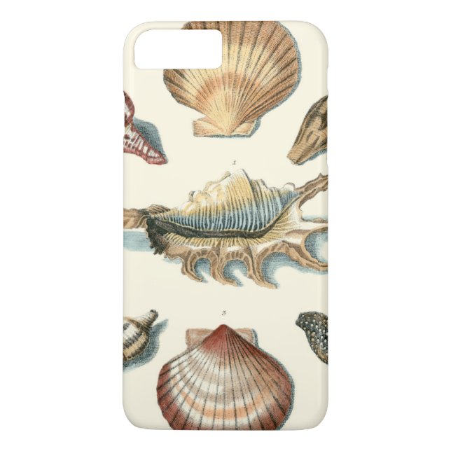 Funda De Case-Mate Para iPhone Fancy Shell Beach (Reverso)