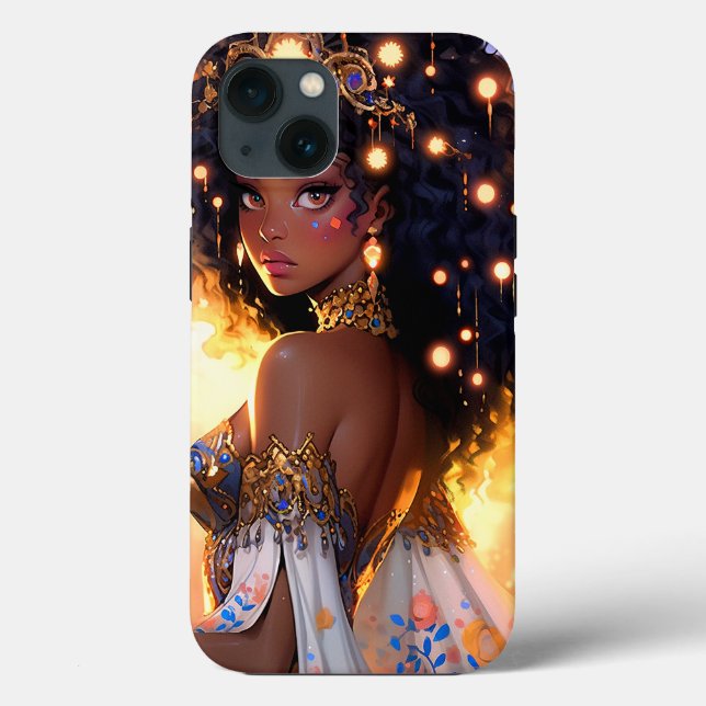Funda De Case-Mate Para iPhone Fantasía: arte afroamericano (Reverso )