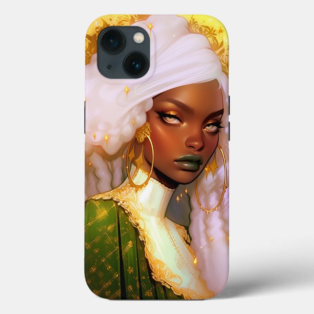 Funda De Case-Mate Para iPhone Fantasía: arte afroamericano (Reverso )