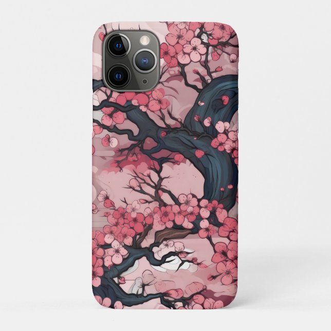 Funda De Case-Mate Para iPhone Fantasía Cherry Blossom Dreamscape (Reverso)