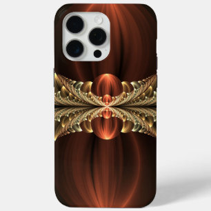 Funda Para iPhone 15 Pro Max Fantasía Construcción Brillante Resumen Arte Fract