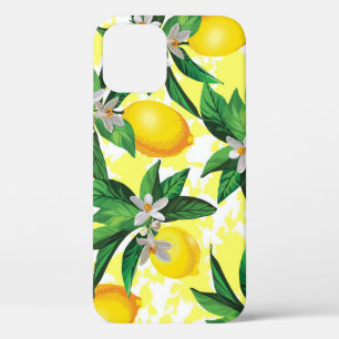 Funda Para iPhone 12 Fantasía de limón: Patrón floral creativo