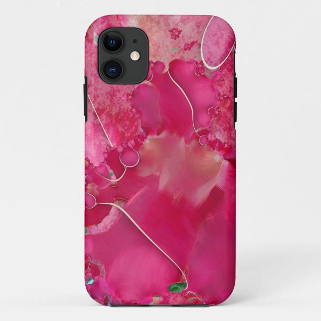 Funda De Case-Mate Para iPhone Fantasía Floral (Reverso)