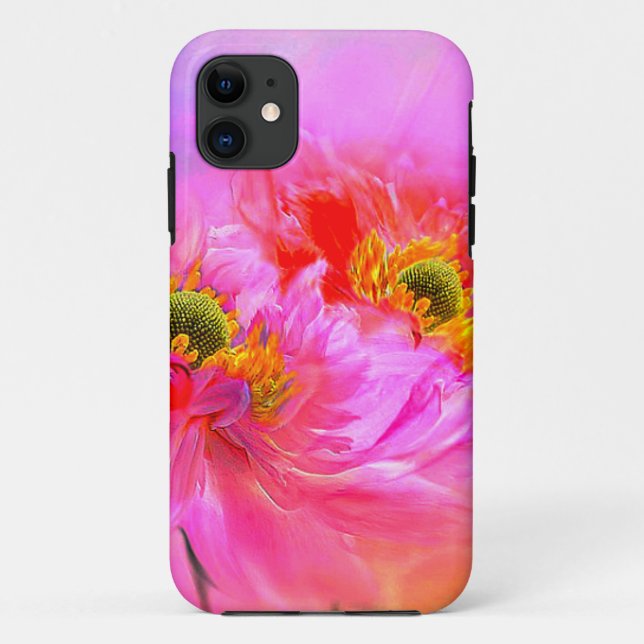 Funda De Case-Mate Para iPhone Fantasía floral   (Reverso)