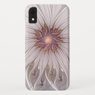 Funda Para iPhone XR Fantasía floral, resumen Flor pastel moderna