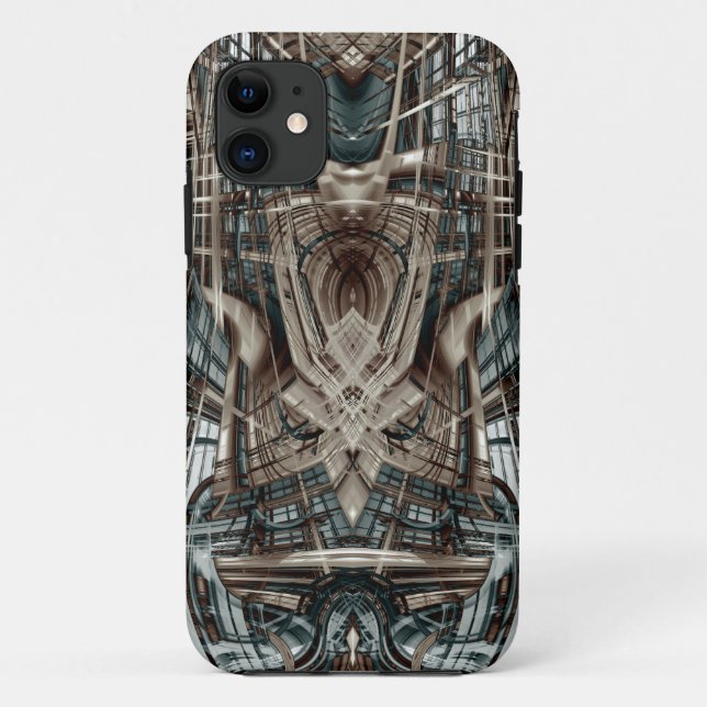 Funda De Case-Mate Para iPhone Fantasía futurista (Reverso)