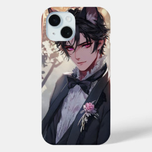 Funda Para iPhone 15 Fantasía gótica Anime Catboy